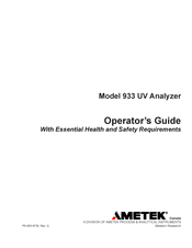 Metek 933 Operator's Manual