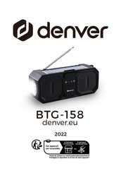 Denver BTG-158 Instruction Manual