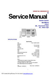Panasonic SAPM313 - CD MICRO SYSTEM Service Manual