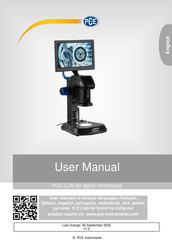 PCE Instruments PCE-LCM 50 User Manual