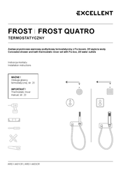 Excellent FROST QUATRO Installation Instructions Manual