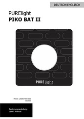 PURElight PIKO BAT II User Manual