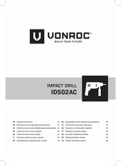 VONROC ID502AC Original Instructions Manual