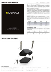 Denali LAH.00.11600 Instruction Manual