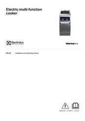 Electrolux Professional thermaline 588442 Installation And Operating Manual