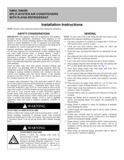 Carrier N4A4 Installation Instructions Manual