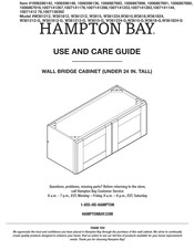 HAMPTON BAY 1007141267 Use And Care Manual