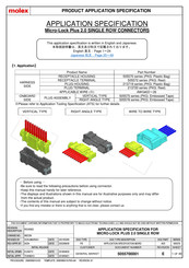 molex Micro-Lock Plus 2.0 Application Specification