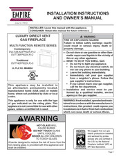 Empire Comfort Systems DVTT36FP92P Installation Instructions And Owner's Manual