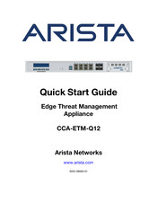 Arista CCA-ETM-Q12 Quick Start Manual