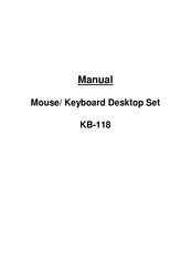 Inter-Tech KB-118 Manual