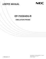 NEC EP-753304DU-R User Manual