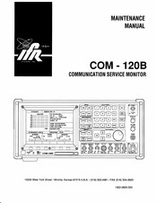 IFR COM-120B Maintenance Manual