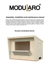 ModuLaro Sales Booth Assembly, Installation And Maintenance Manual
