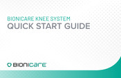 Bionicare KNEE SYSTEM Quick Start Manual