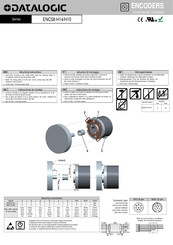 Datalogic ENC58-H15 Series Mounting Instructions