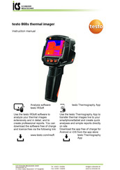 ICS Schneider Messtechnik testo 868s Instruction Manual
