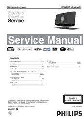 Philips DCM2060/12/93/96/79 Service Manual