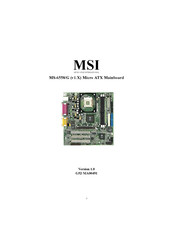 MSI MS-6558/G Manual