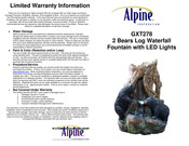 Alpine GXT278 Assembly Instructions