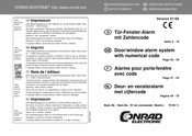 Conrad 75 00 11 Operating Instructions Manual