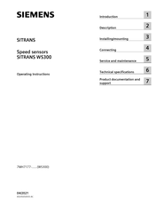 Siemens SITRANS WS300 Operating Instructions Manual