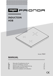 Nord Inox FRIONOR PI603 Manual