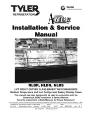 Carrier TYLER Advantage NLBN Installation & Service Manual