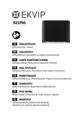 EKVIP 023790 Operating Instructions Manual