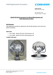 COBHAM S-67-175993 Replacement Procedure