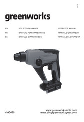 GreenWorks HMG405 Operator's Manual