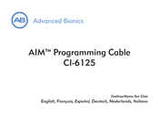 Advanced Bionics AIM CI-6125 Instructions For Use Manual