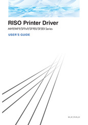 Riso MF9 Series User Manual