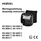 Hensel KX 1010 C Assembly Instruction Manual