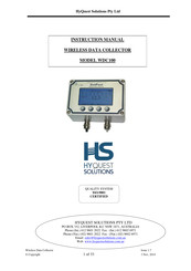 HyQuest Solutions WDC100 Instruction Manual