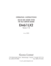 Geonics Limited EM61LX2 Operating Instructions Manual