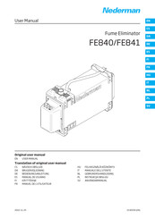 Nederman FE840 User Manual