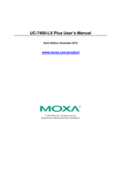 Moxa Technologies UC-7400-LX Plus User Manual