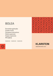 Klarstein BOLEA 10041224 Manual