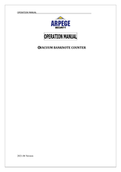 ARPEGE SECURITY TC-5500 Operation Manual
