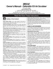 Dri-Eaz DefendAir EX Owner's Manual