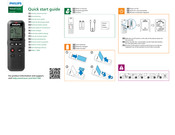 Philips VoiceTracer DVT1160 Quick Start Manual