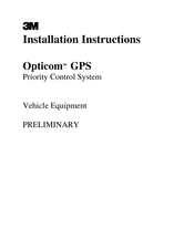3M Opticom Installation Instructions Manual