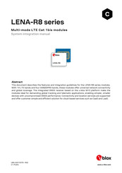 Ublox LENA-R8 Series System Integration Manual