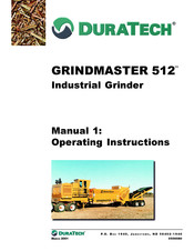 Duratech GRINDMASTER 512 Manual