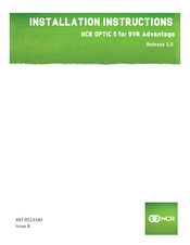 NCR INVENCO Retrofit G6 Plus InvencoLink GVR Advantage Installation Manual