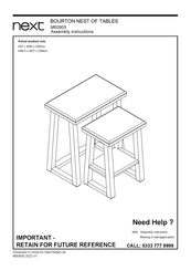 Next M60905 Assembly Instructions Manual