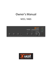 Quest Engineering M35 Owner's Manual