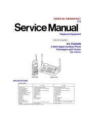 Panasonic KX-TG2650N Service Manual