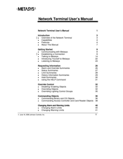 Johnson Controls METASYS User Manual